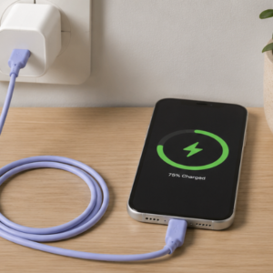 Câble USB-A vers USB-C Mauve – Charge Rapide et Synchronisation Haute Vitesse